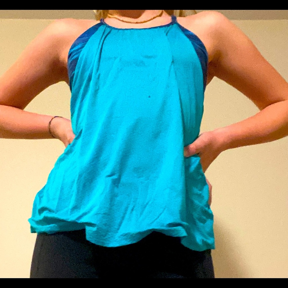 ivivva by lululemon teal workout bra top